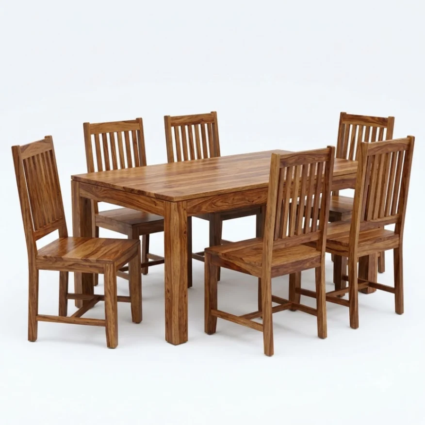 6 Seater Sheesham Dining Sets