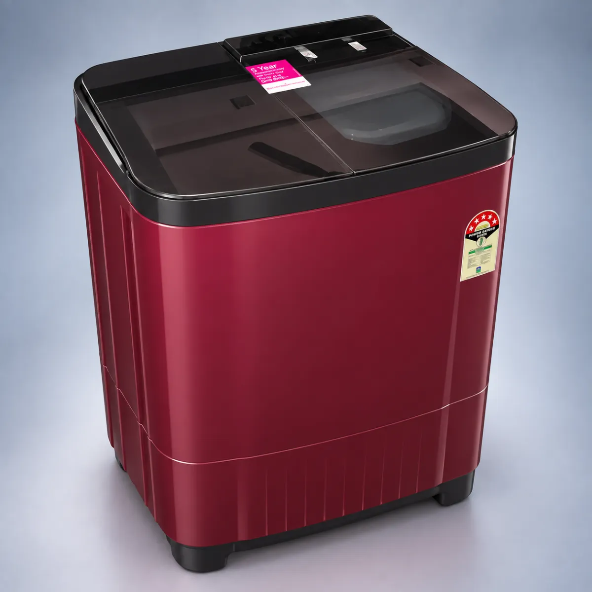 Godrej Edge Ultima 8 kg 5 Star Semi-Automatic Top Load Washing Machine – Crystal Red
