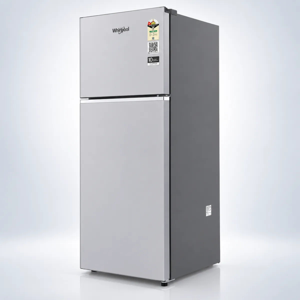 Whirlpool 235 L 1 Star Frost Free Double Door Refrigerator – Imperial Steel
