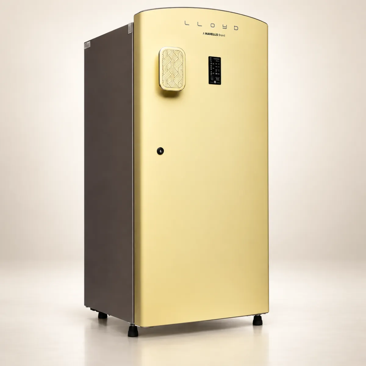 Lloyd Kolor Series 195 L 5 Star Direct Cool Single Door Refrigerator – Pastel Yellow
