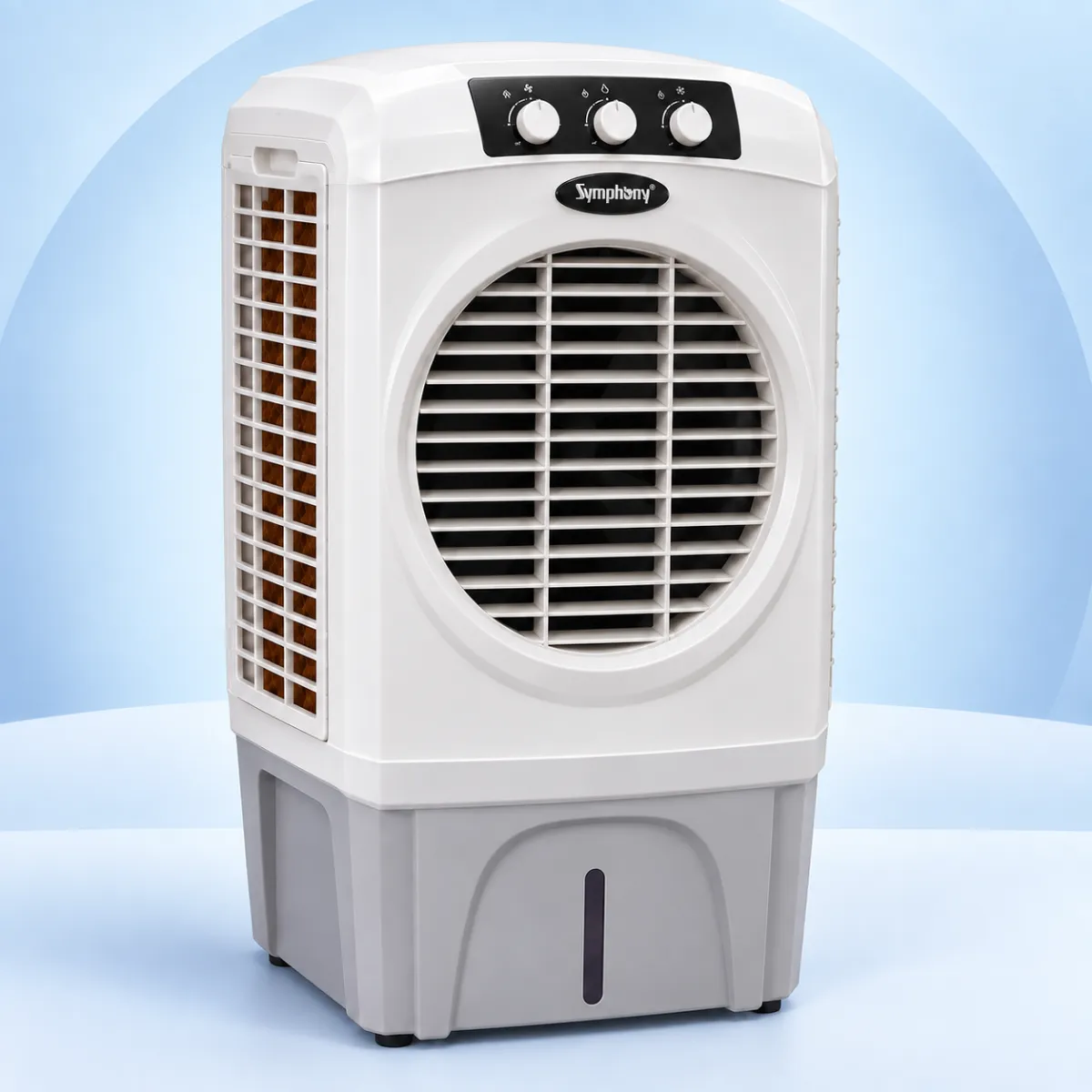 Symphony Siesta Desert Air Cooler – White & Grey
