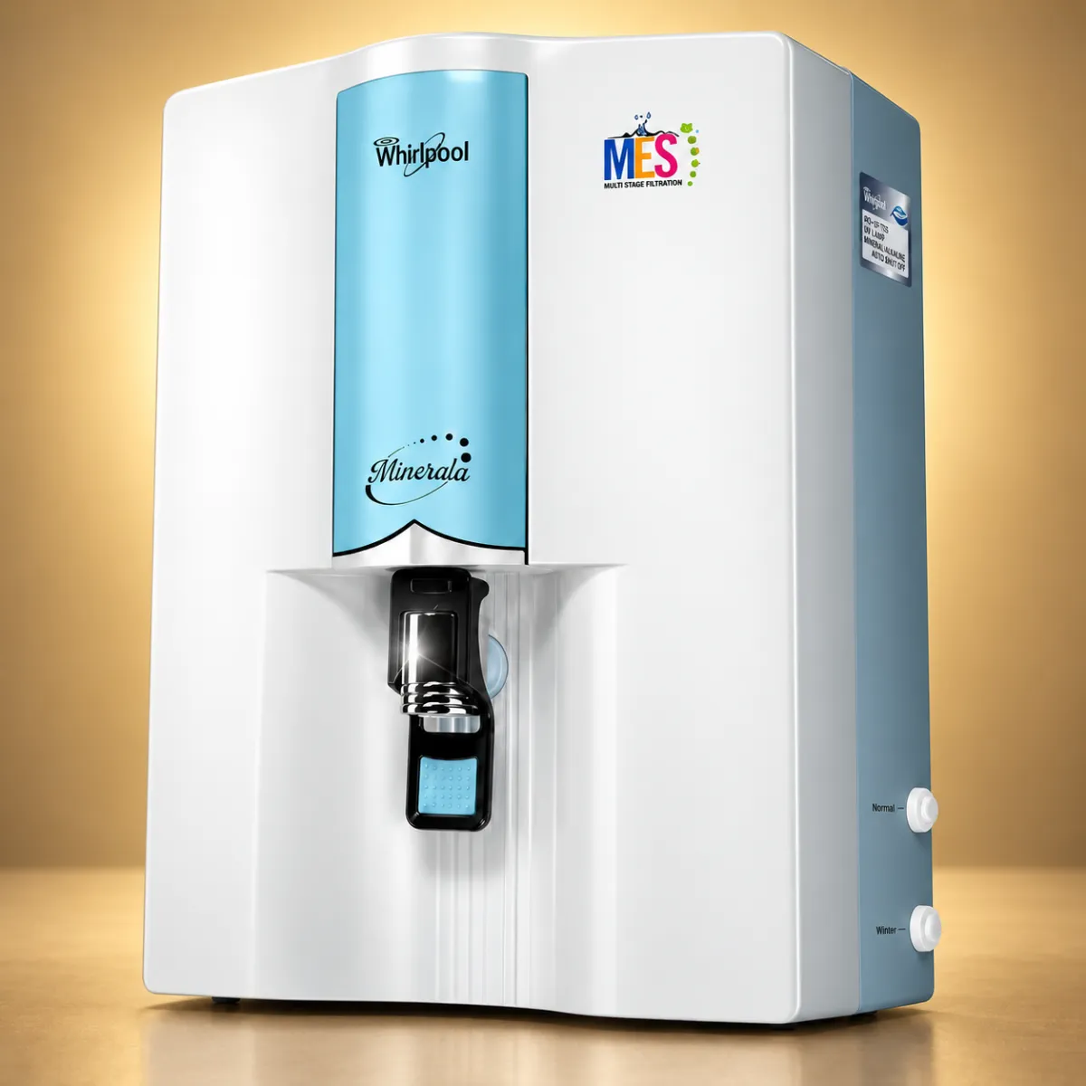 Whirlpool Minerala 90 Elite 8.5L RO Water Purifier – Blue & White