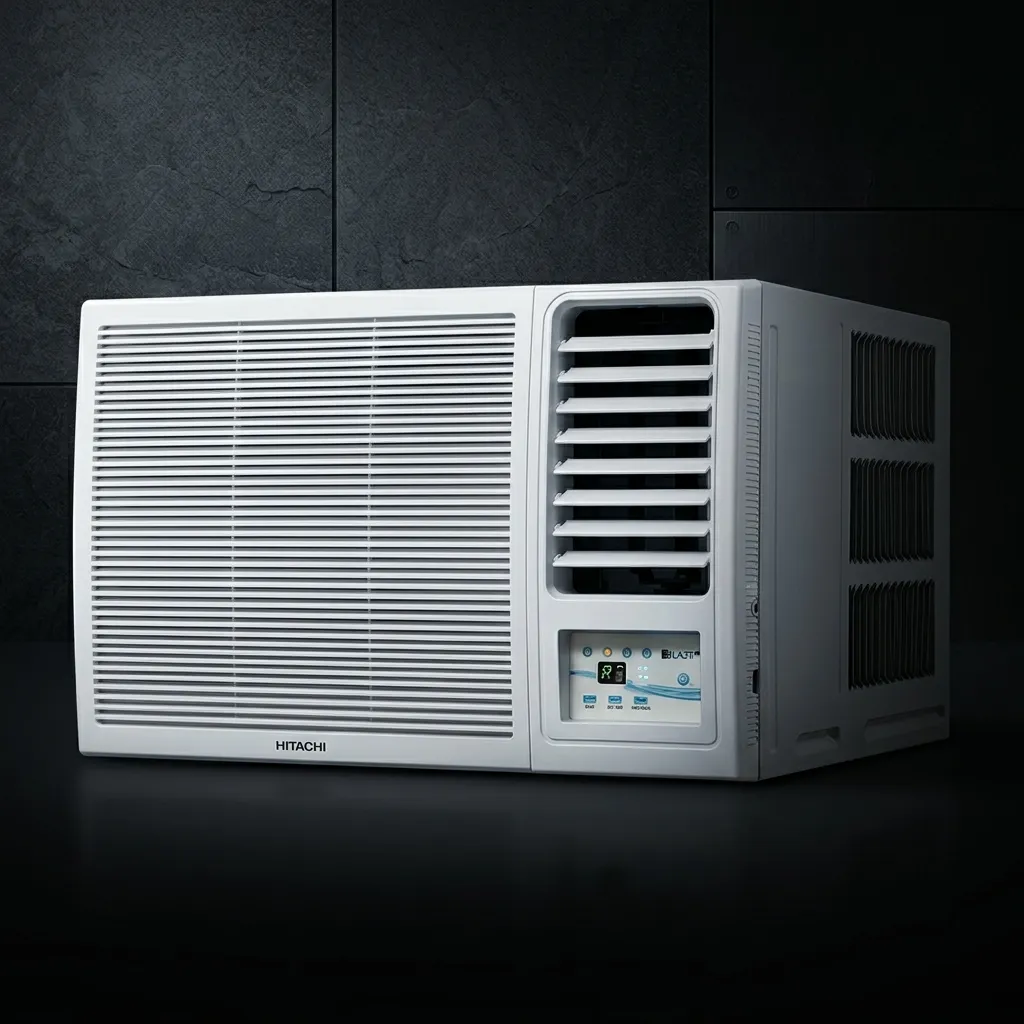 Hitachi 1.5 Ton 3 Star Kaze Plus Window AC (Copper Condenser, Auto Climate Technology)