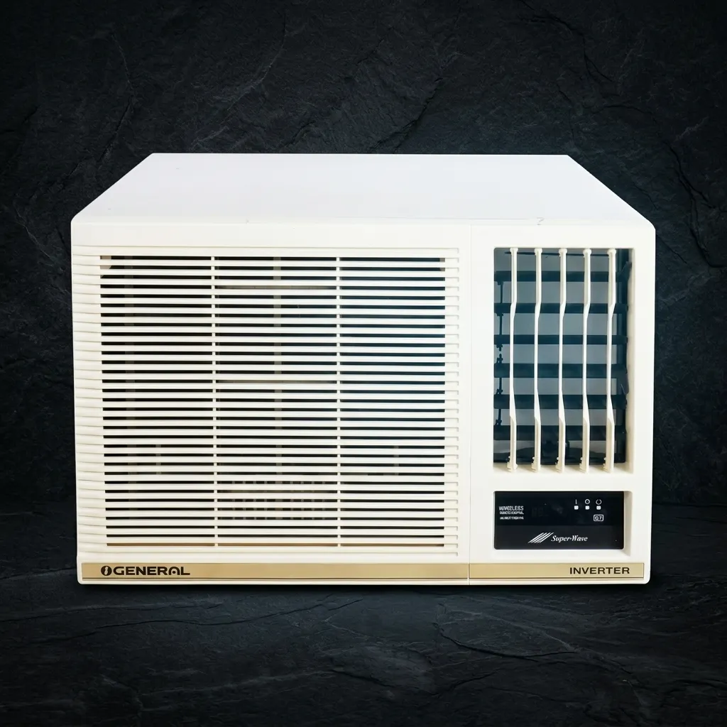 O General 1.5 Ton 2 Star Powerful Window AC (Hyper Tropical Rotary Compressor, 100% Copper)
