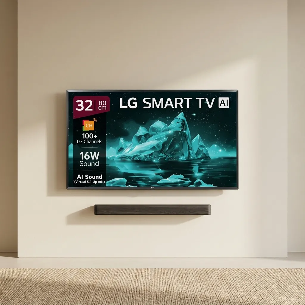 LG 32 inch HD Ready Smart WebOS LED TV (32LQ643BPTA)