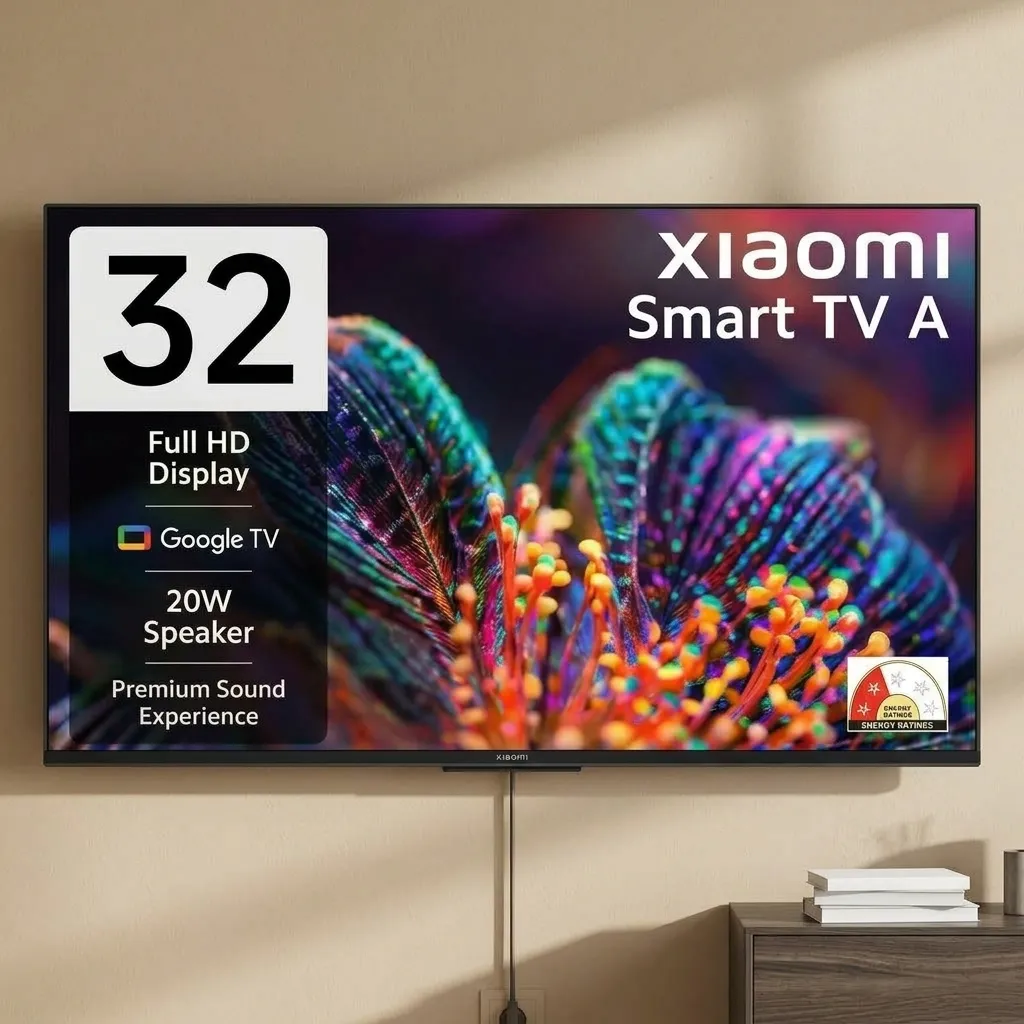 Xiaomi 32 inch A Series HD Ready Smart Google TV (L32MA-AIN)