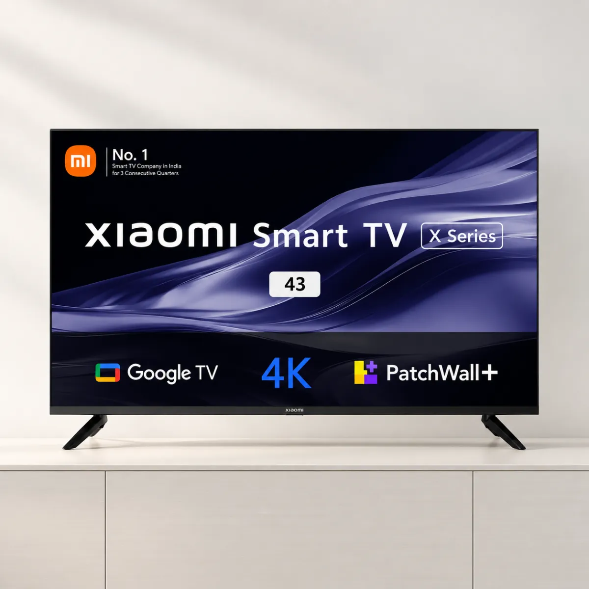 Xiaomi 43 inch X Series 4K Ultra HD Smart Google TV (L43M8-A2IN)