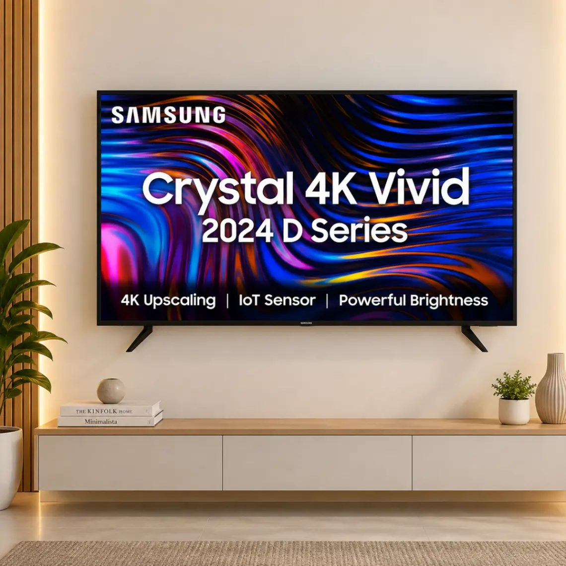 Samsung 50 inch Crystal 4K Ultra HD Smart TV (UA50DUE70BKLXL)