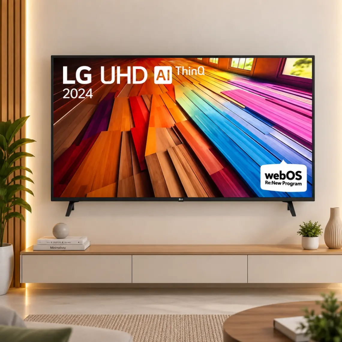 LG 55 inch 4K Ultra HD Smart WebOS LED TV (55UT8050PSB)